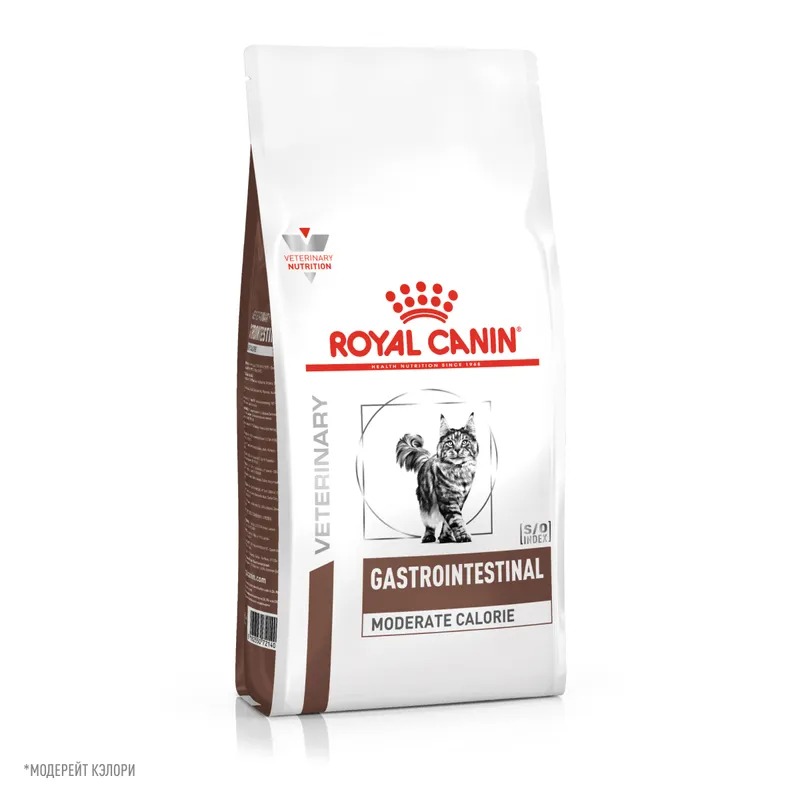 ROYAL CANIN Gastrointestinal Moderate Calorie Сухой корм для кошек при панкреатите 2 кг 4627109385584