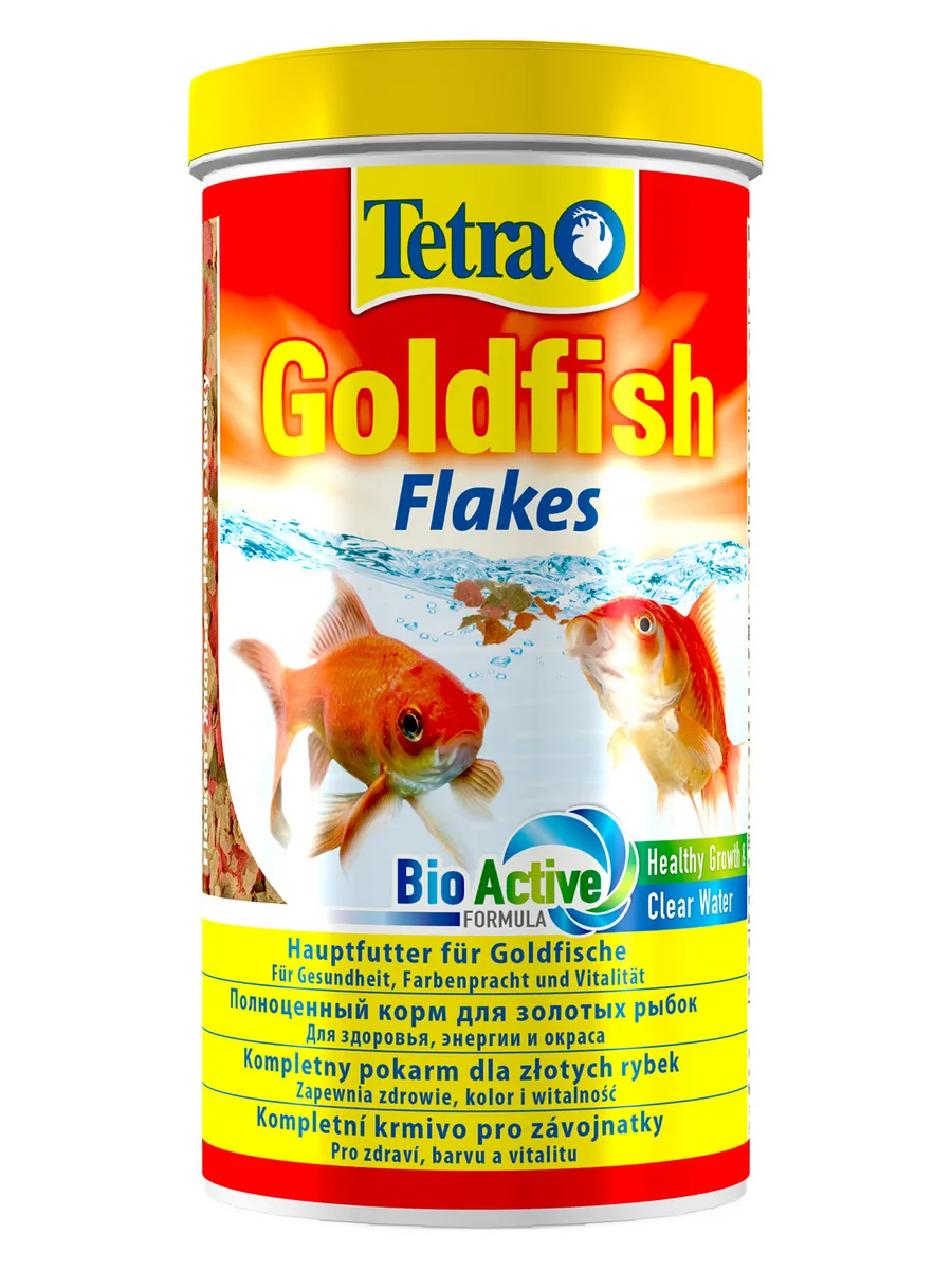 TetraGoldfish корм в хлопьях для всех видов золотых рыбок 1 л