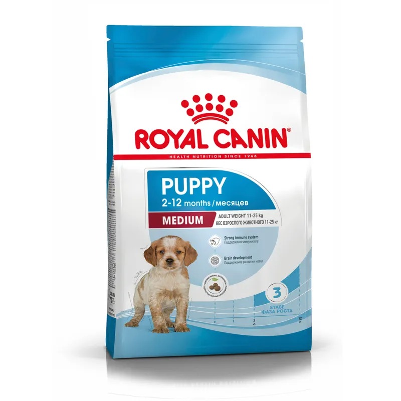 ROYAL CANIN Medium Puppy для щенков средних пород 14 кг 4627166861595