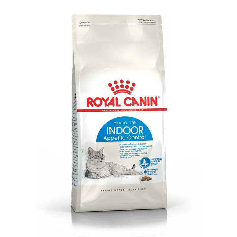 Royal Canin Indoor Appetite Control, Сухой корм для кошек склонных к перееданию 2 кг