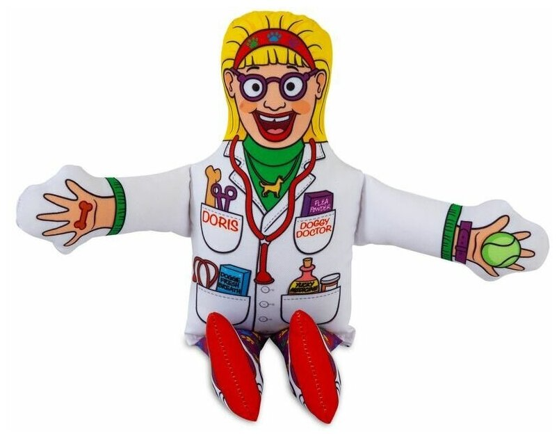 Игрушка для собак FAT CAT BARK TARGET VET THE VICTIM "Веселый ветеринар"