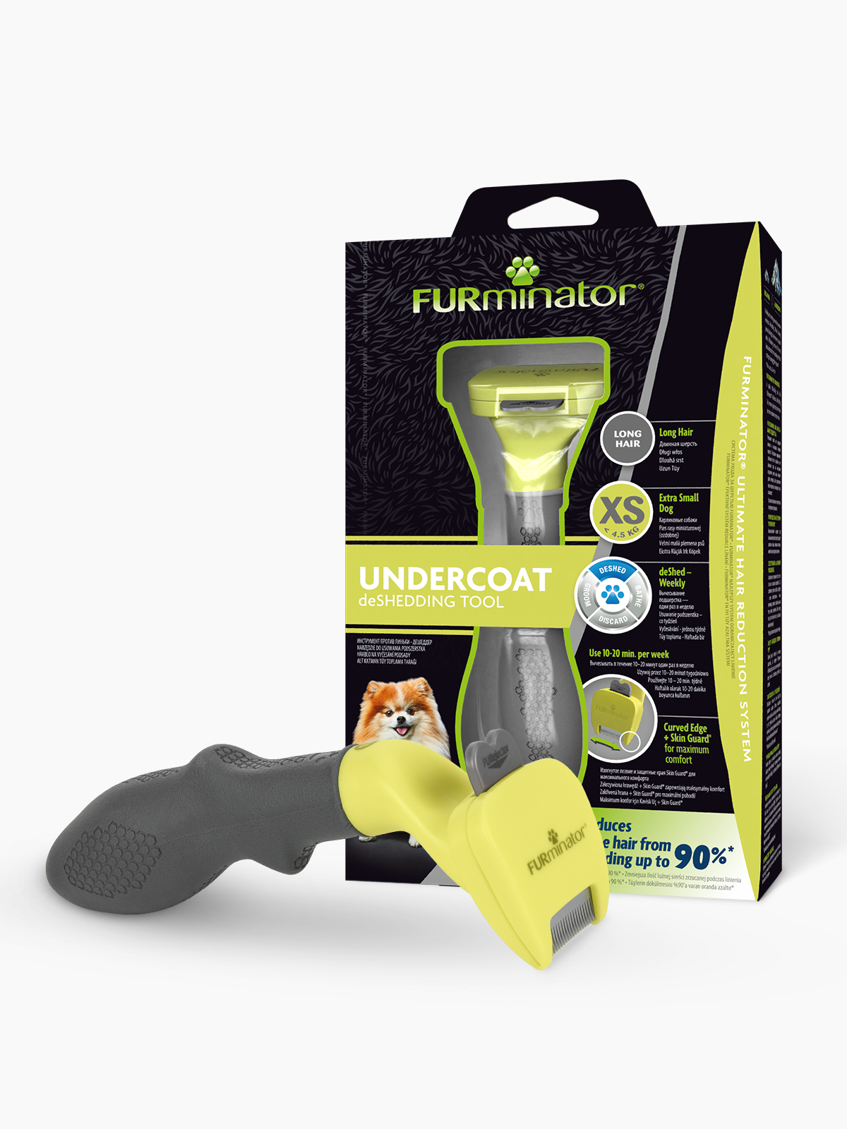 Фурминатор FURminator XS для миниатюрных собак с длинной шерстью