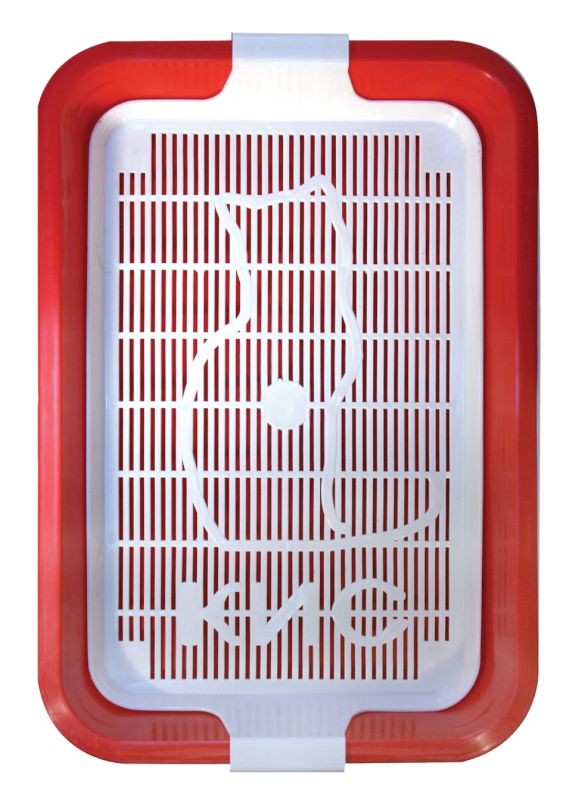 Туалет для кошек  Кис  большой с сеткой