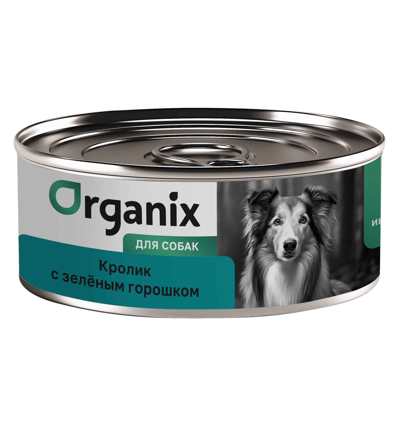 Organix Консервы для собак кролик с зеленым 1шт-100гр 4640201674325 4602609303849