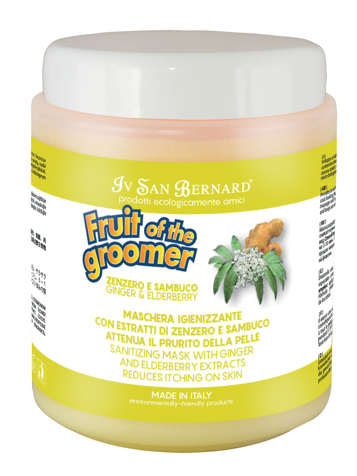 ISB  Fruit Ginger&Elderbery Восстанавливающая маска 1 л 8022767041364