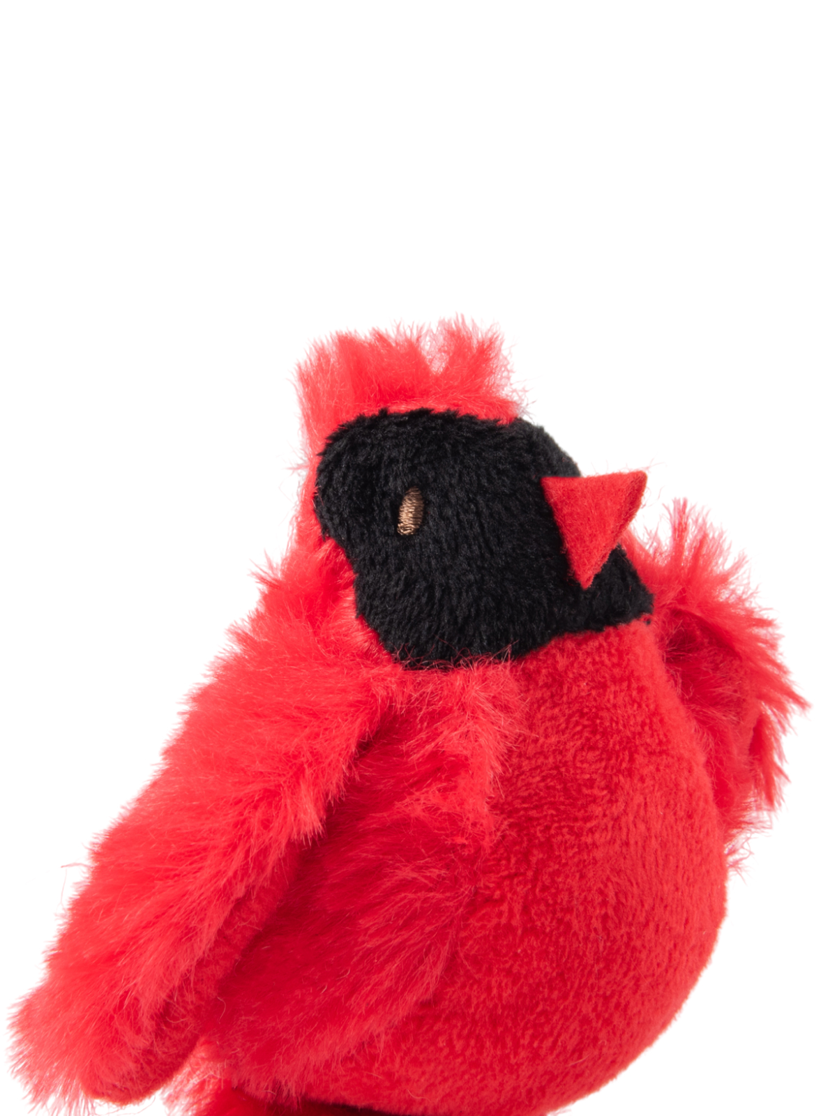 Игрушка Mr.Kranch для кошек Птичка плюшевая с кошачьей мятой 8 см красная