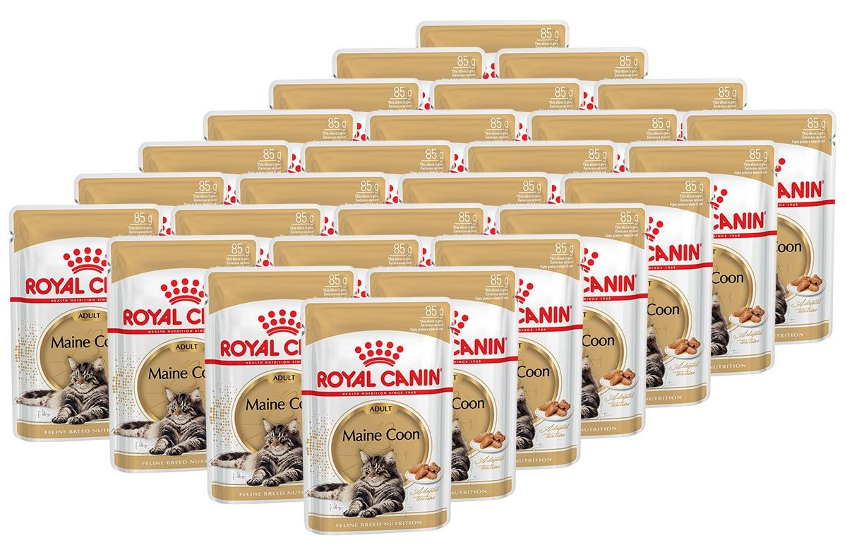 ROYAL CANIN Корм соус кошка породы Мэйн Кун 28шт-85гр 4627180240307