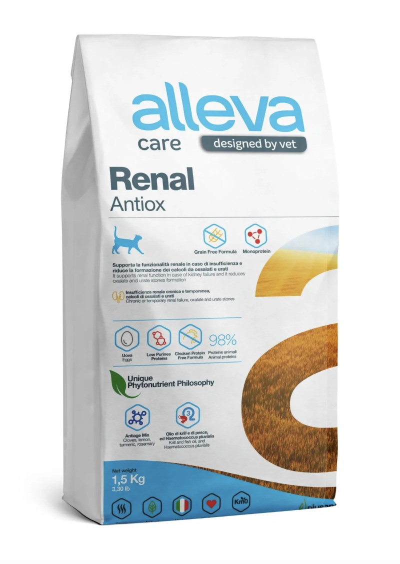 Alleva VET Renal Сухой корм для кошек с курицей 5 кг 8002754103343