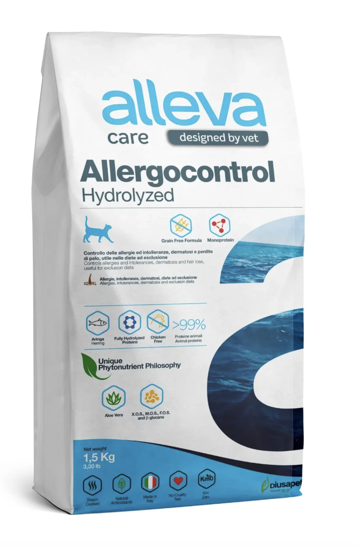 Alleva Корм для кошек Аллева Кэр Аллергоконтрол 1,5 кг P10269 8002754102698