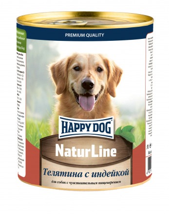 Happy Dog Телятина с индейкой - 0,97 кг