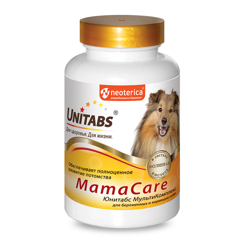 UNITABS Unitabs MamaCare Витамины для беременных собак с B9, таблетки, № 100