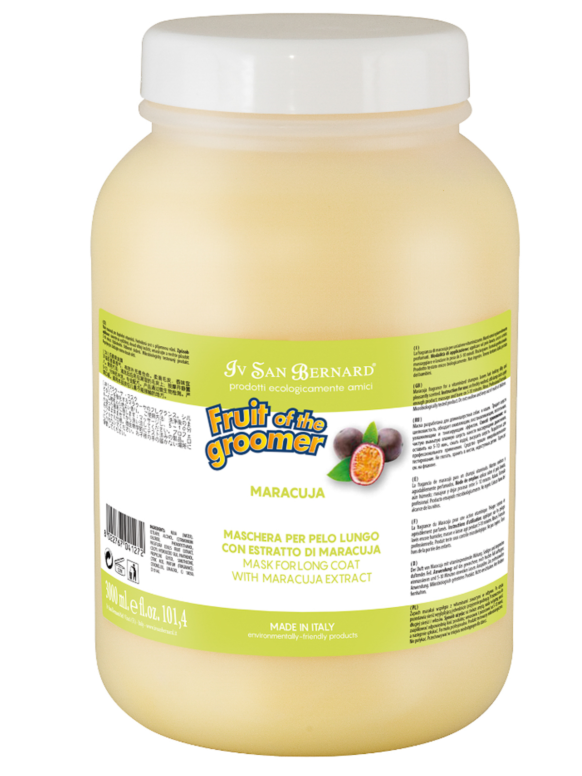 ISB  Fruit Восстанавливающая маска для длинной шерсти 3л 8022767041272