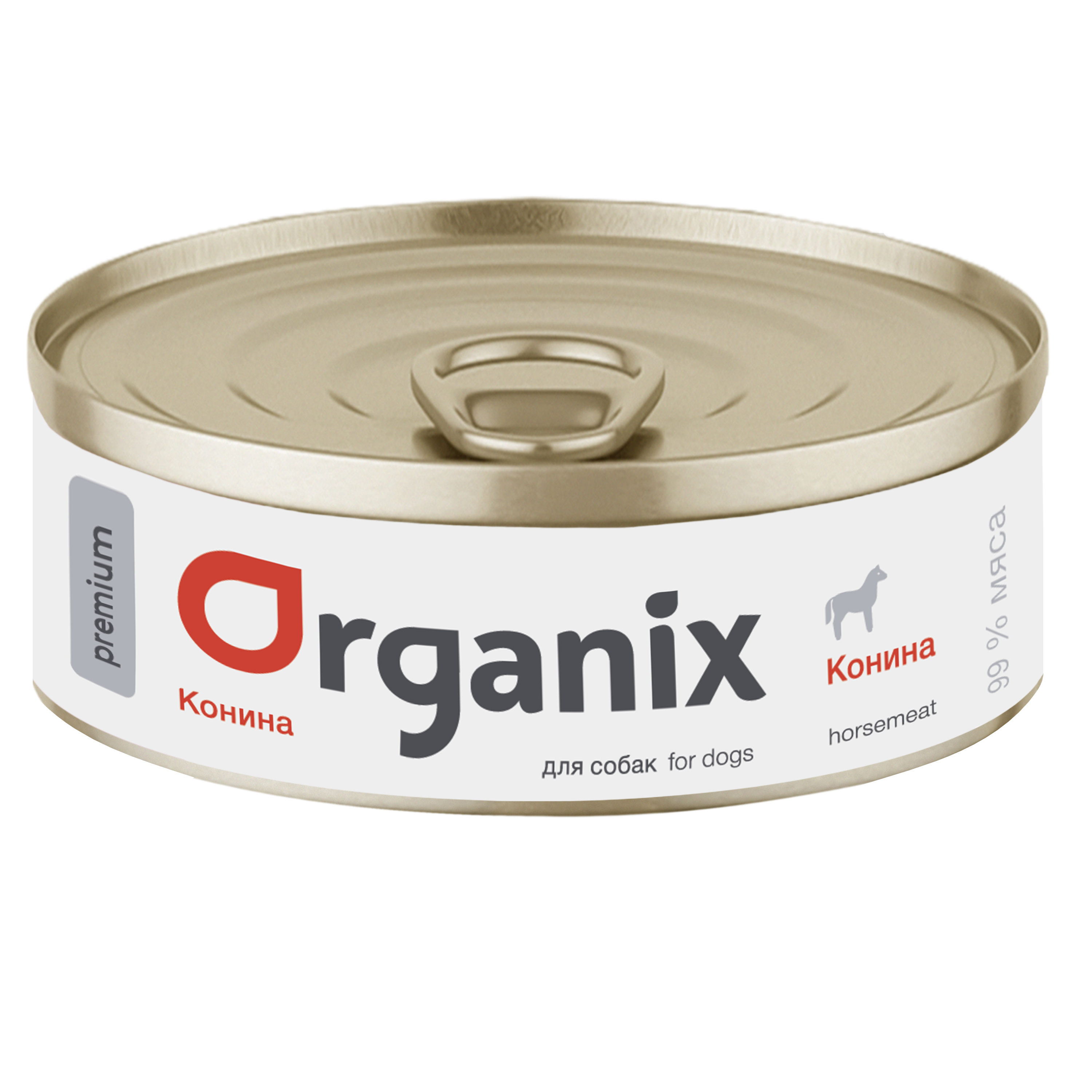 Organix Влажный корм для собак с кониной 1шт-100г 4640201675568 4607416308582