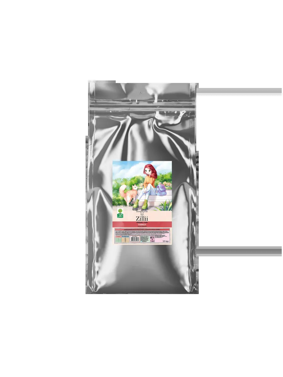 Zillii сухой корм для кошек РН контроль с индейкой - 10 кг