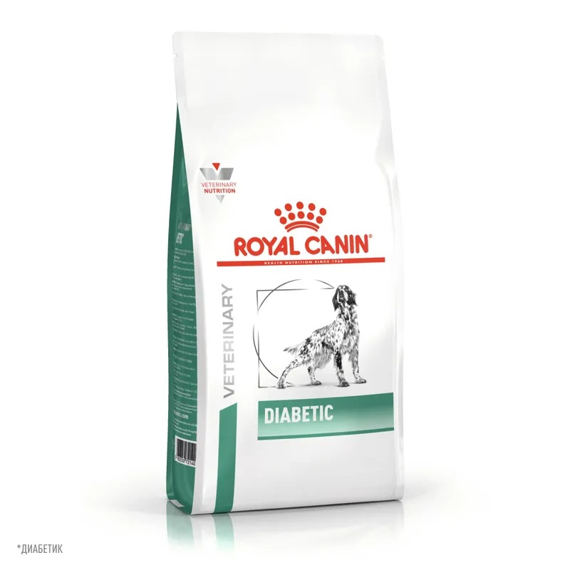 ROYAL CANIN Diabetic корм для собак при диабете 12 кг 3182550798952
