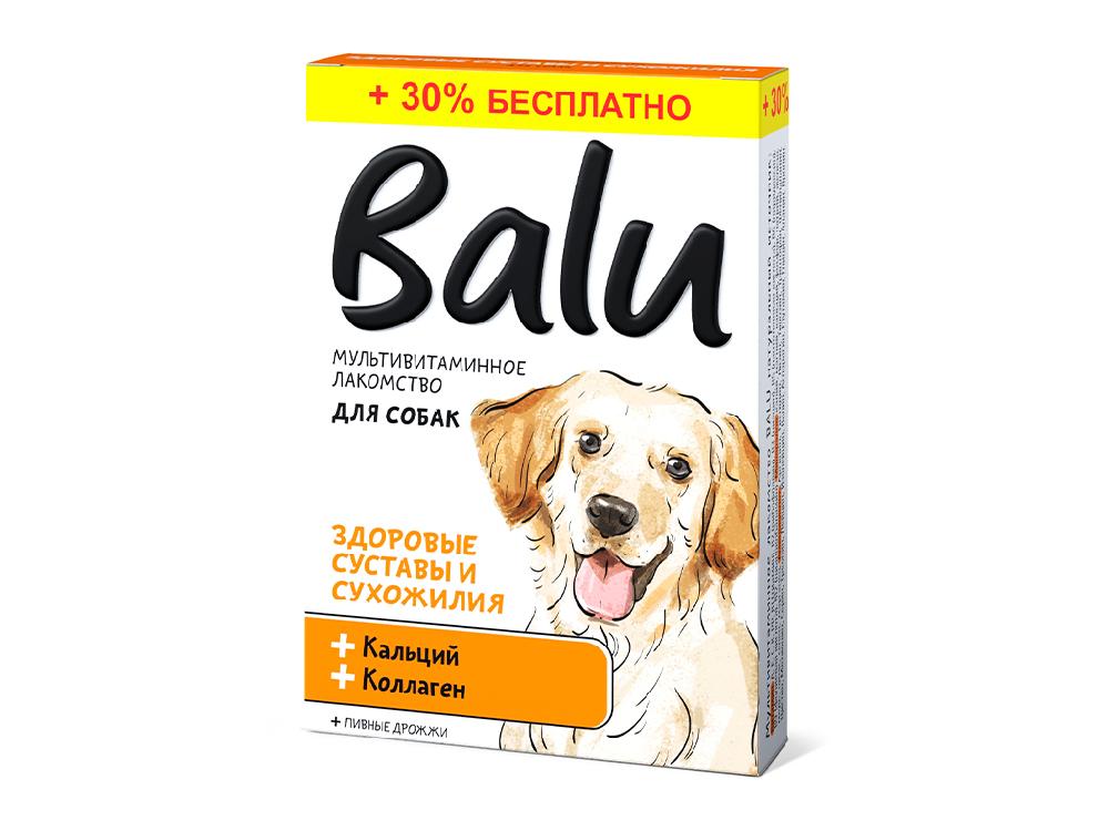 Лакомство мультивитаминное BALU "Здоровые суставы и сухожилия" для собак, 130 табл.