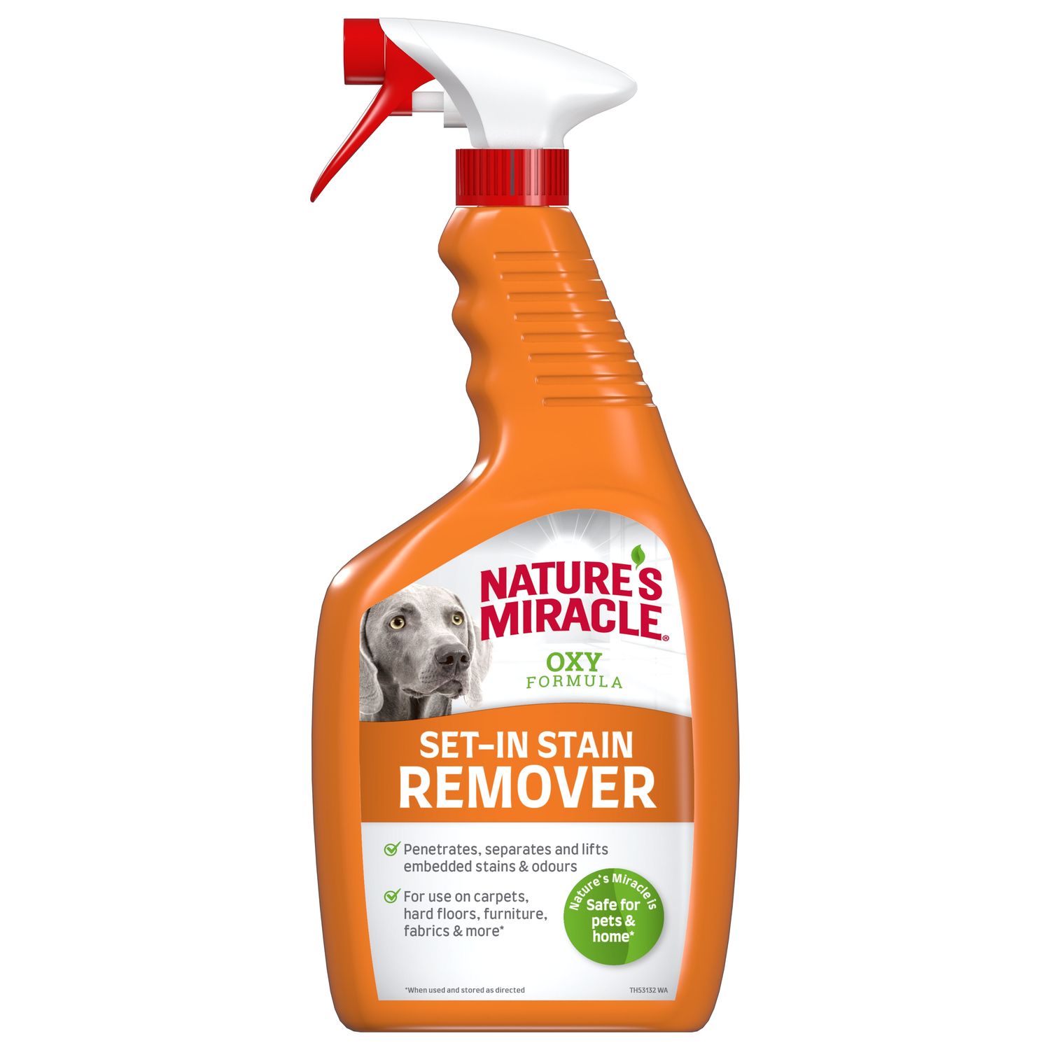Уничтожитель пятен и запахов Nature's Miracle для собак Окси-формула, спрей 709 мл
