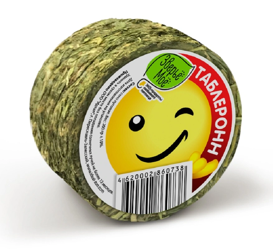 Таблеронн сено луговое "Зверьё Моё" 200гр