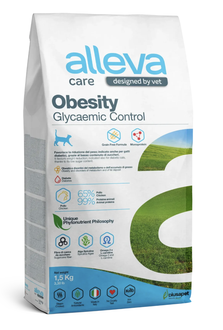 Alleva VET Diabetiс Сухой корм для кошек с курицей 5 кг 8002754103336