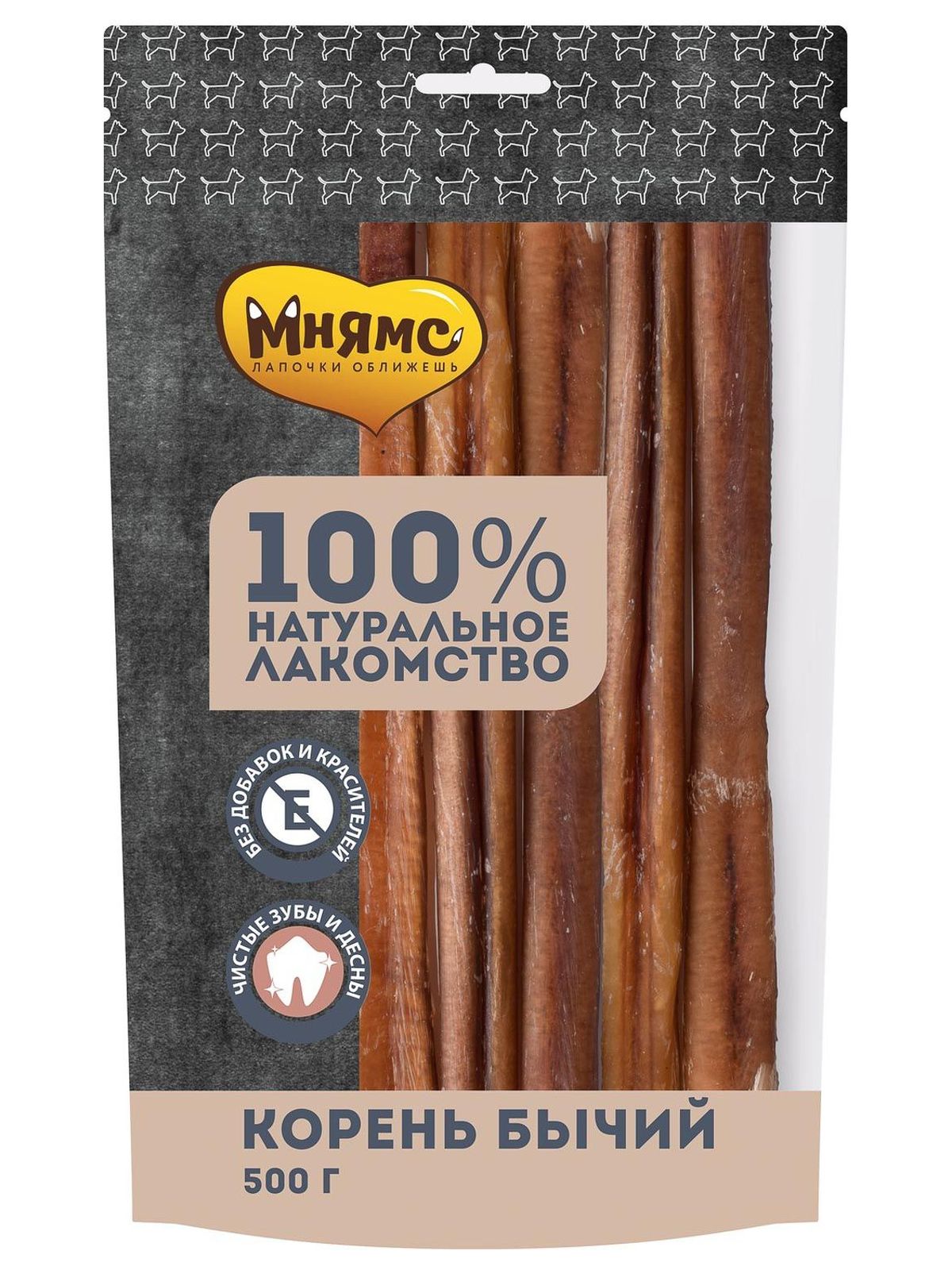 Лакомство Мнямс На каждый день для собак Корень бычий 500 г