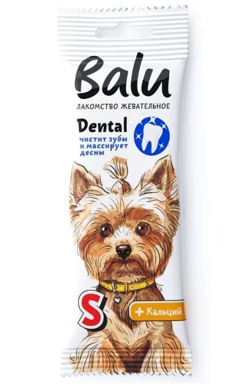 Balu Лакомство BALU жевательное для собак мелких пород размер S 36г