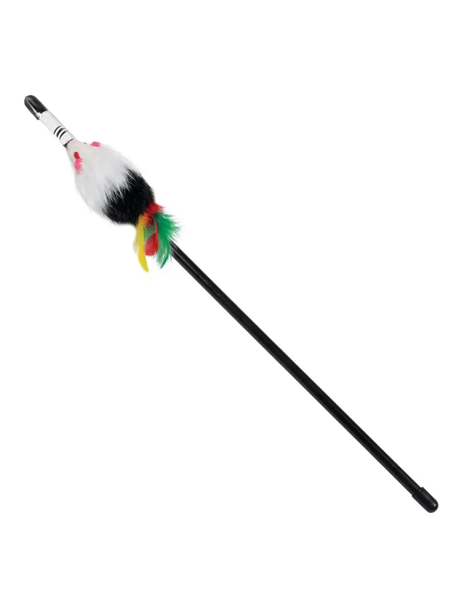 Triol Игрушка для кошек для кошек  Удочка-дразнилка Мышка, 65/500мм