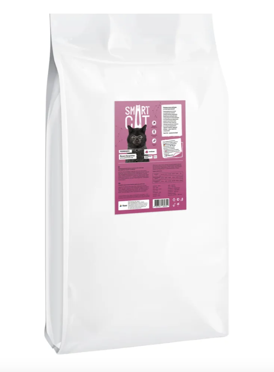 Smart Cat Сухой корм для кошек с ягненком 12 кг 4640201671799 4603763289352