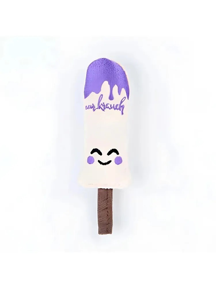 Mr.Kranch Игрушка  для собак мелких и миниатюрных пород, Эскимо с пищалкой, 16х5см