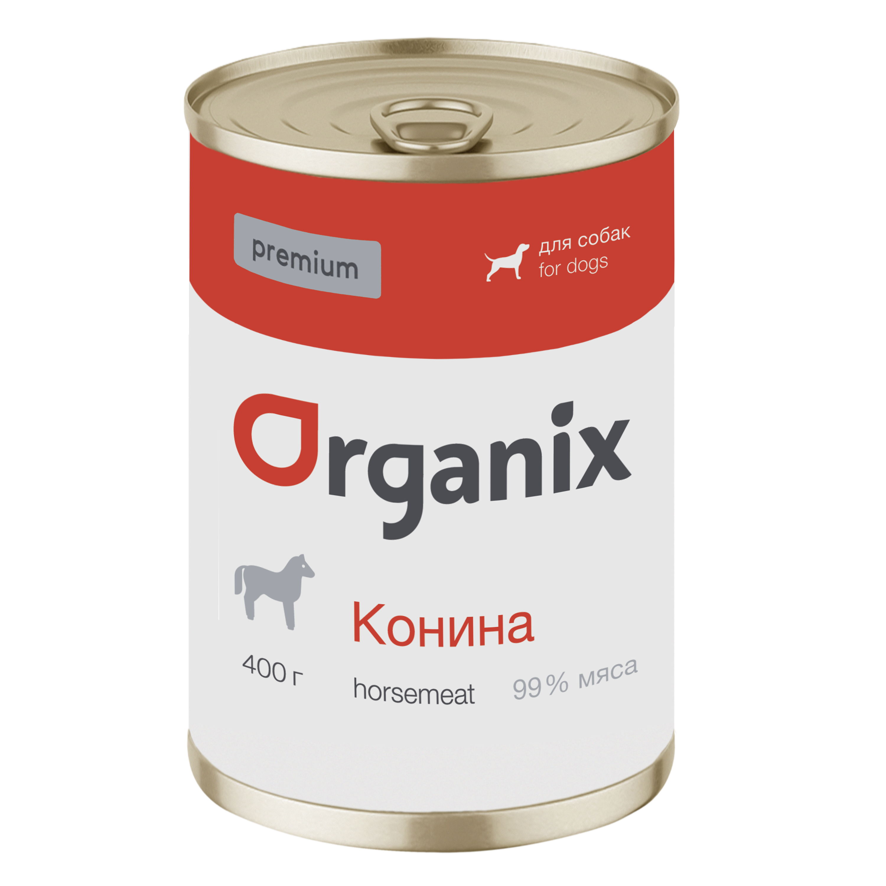 Organix Влажный корм для собак с кониной 1шт-400г 4640201675520 4603523625772