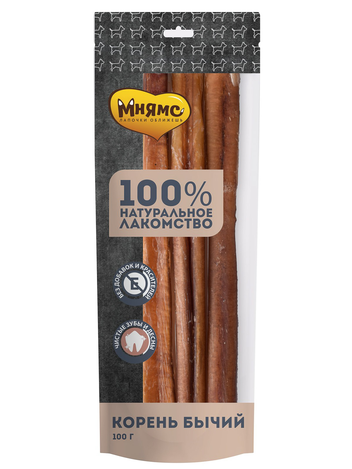 Лакомство Мнямс На каждый день для собак Корень бычий 100 г