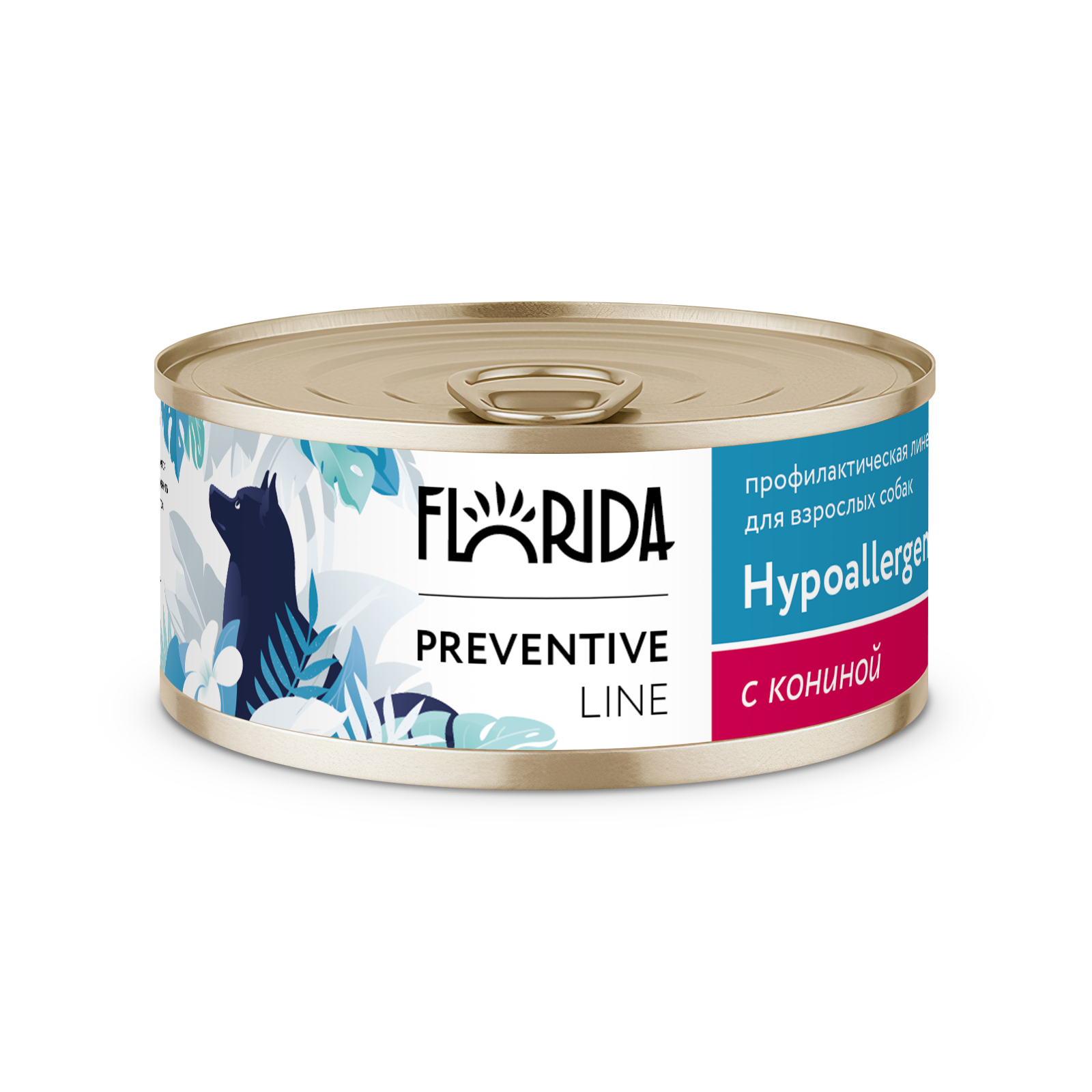 Florida Влажный корм для собак с кониной 1шт-100г 4607294206109