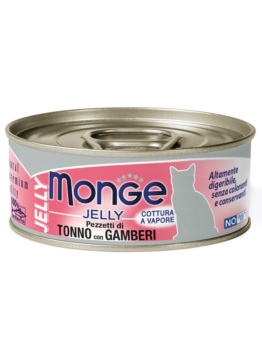 Консервы для кошек с желтоперым тунцом 80 г 24шт