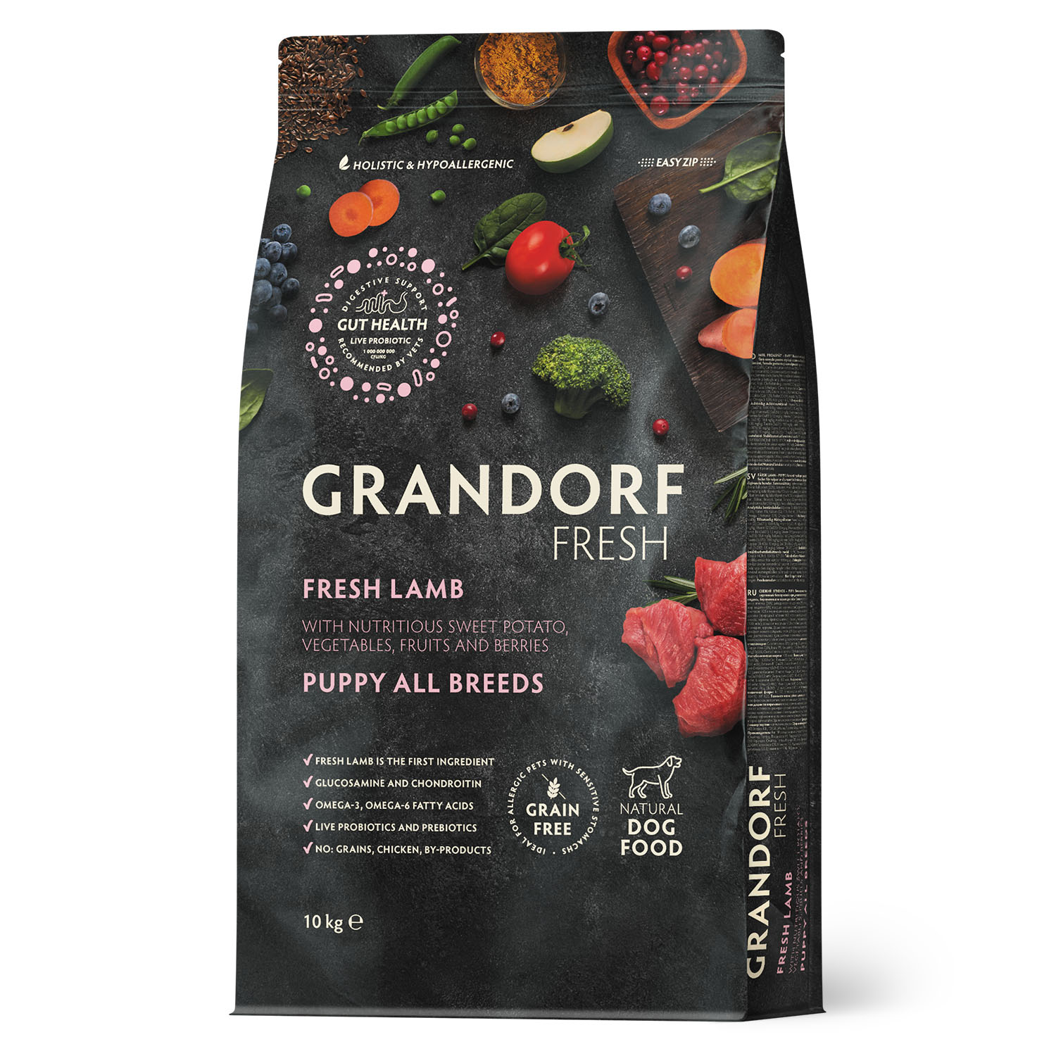 Grandorf Fresh Grandorf Сухой беззерновой корм для щенков с ягненком 10 кг 5407007852765