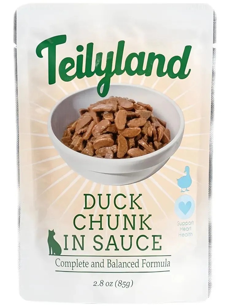 Pettric Teilyland Влажный корм для кошек,  уткой в соусе, 85 г