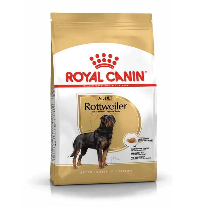 Royal Canin Сухой корм для собак Rottweiler Adult, для породы Ротвейлер 12 кг