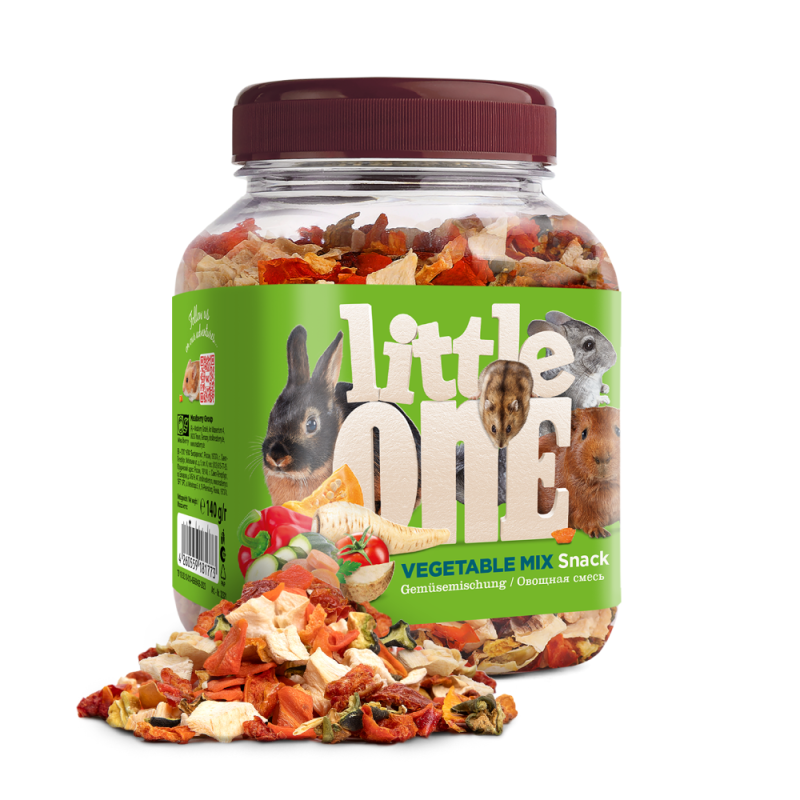 LITTLE ONE Лакомство для всех видов грызунов "Little One" (Литтл Ван) Овощная смесь 140 г