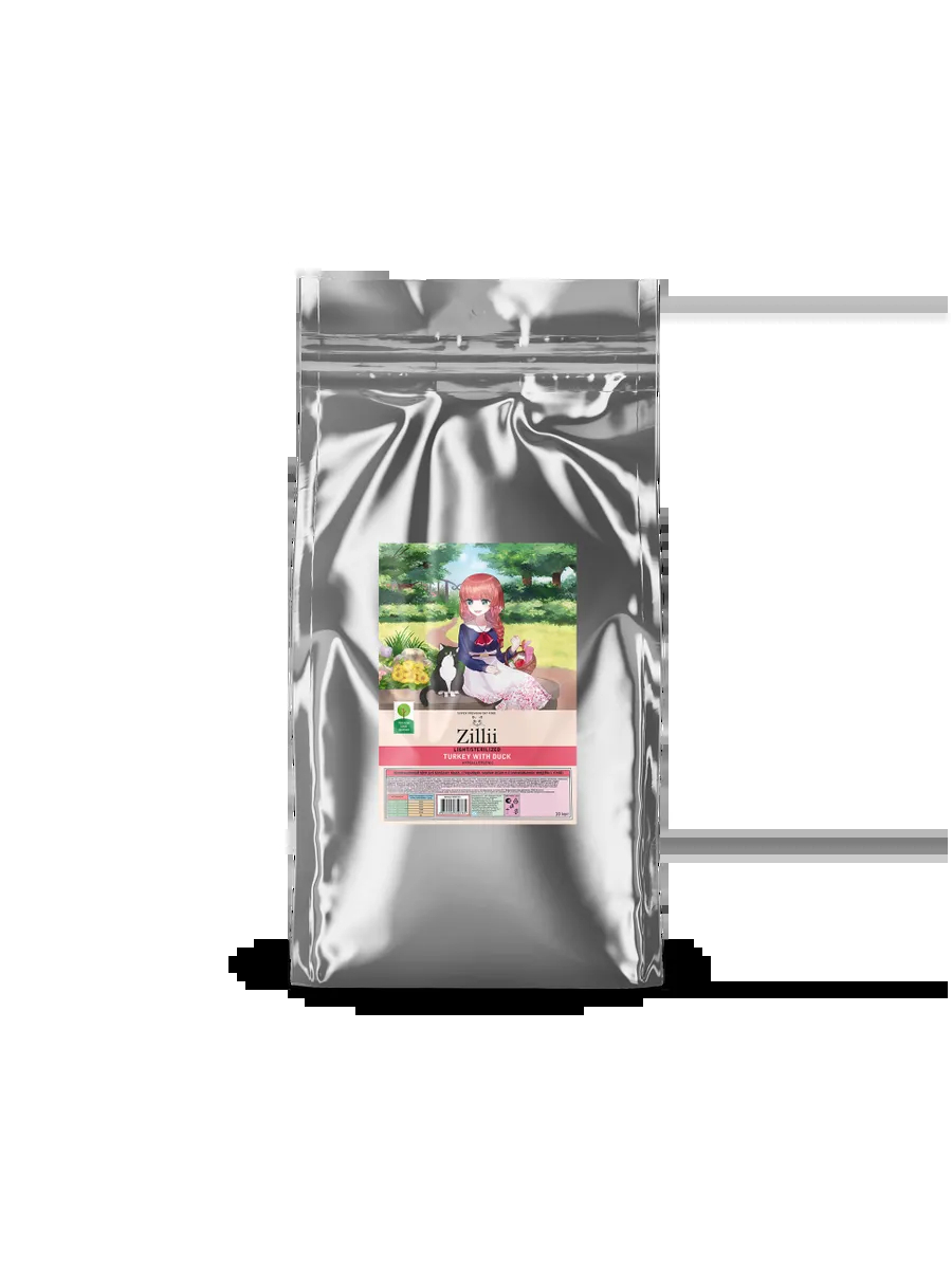 Zillii сухой корм для стерилизованных кошек с лишним весом - 10 кг