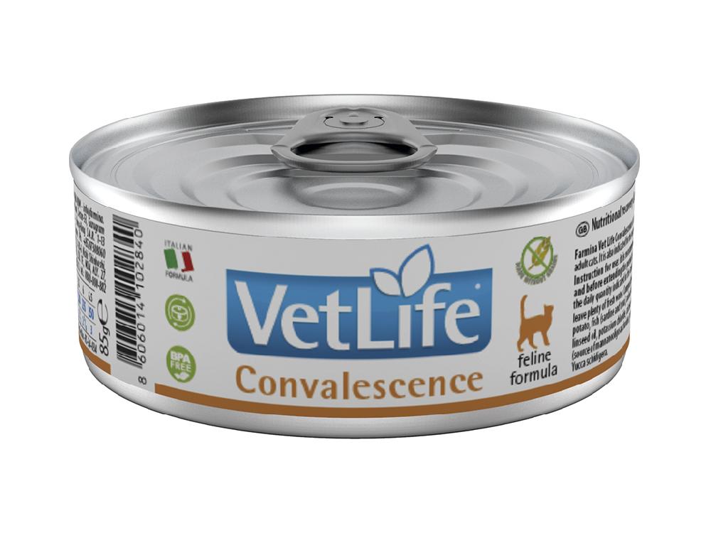 FARMINA Влажный корм для кошек Farmina Vet life Convalescence, в период восстановления, лечебный, ветеринарная диета, 85 г