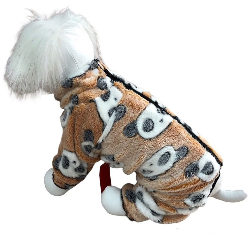 Комбинезон "Panda street" плюш, беж, мал, 16