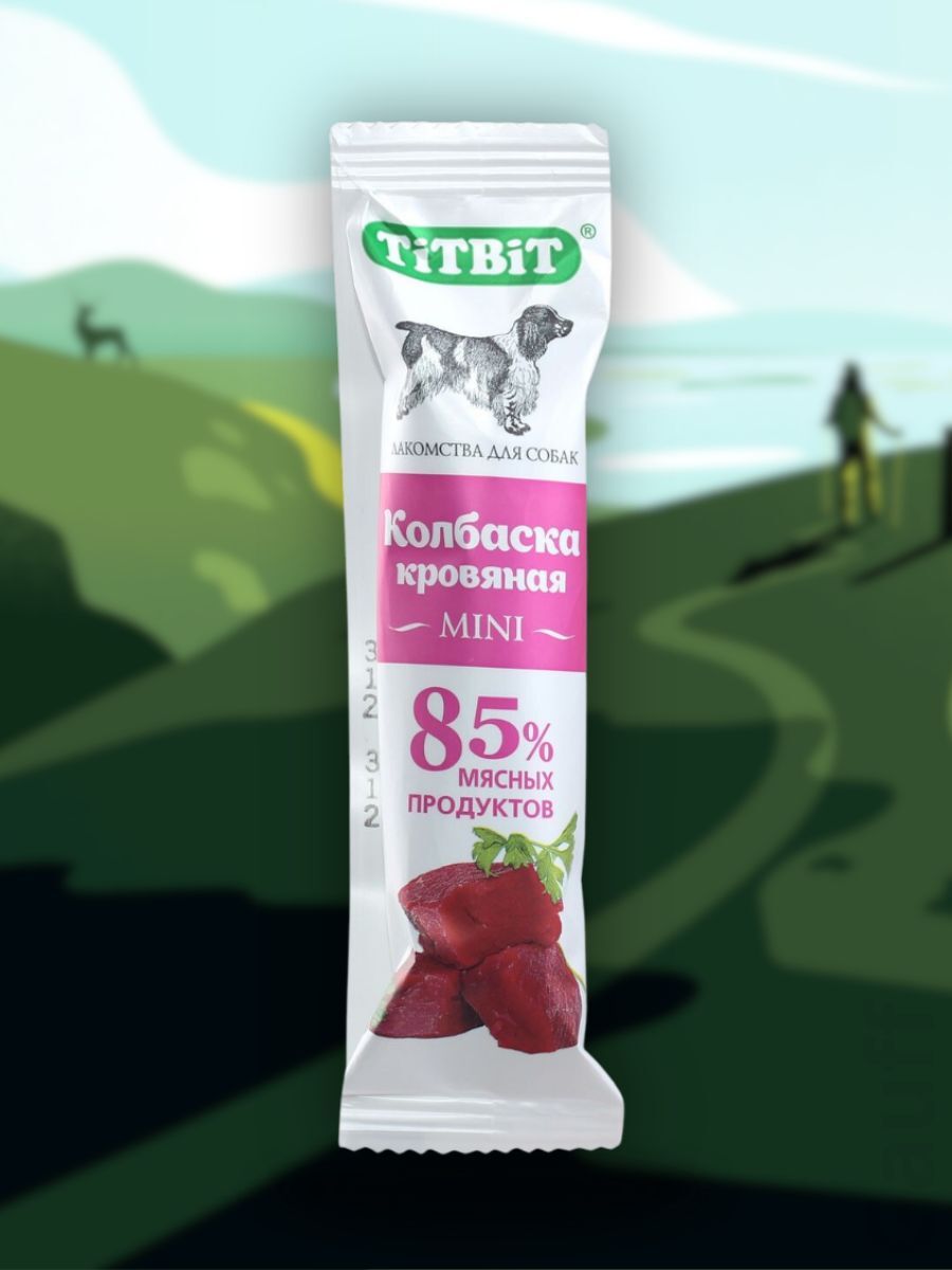 TiTBiT Лакомство Колбаска кровяная 20 гр 4607029104236