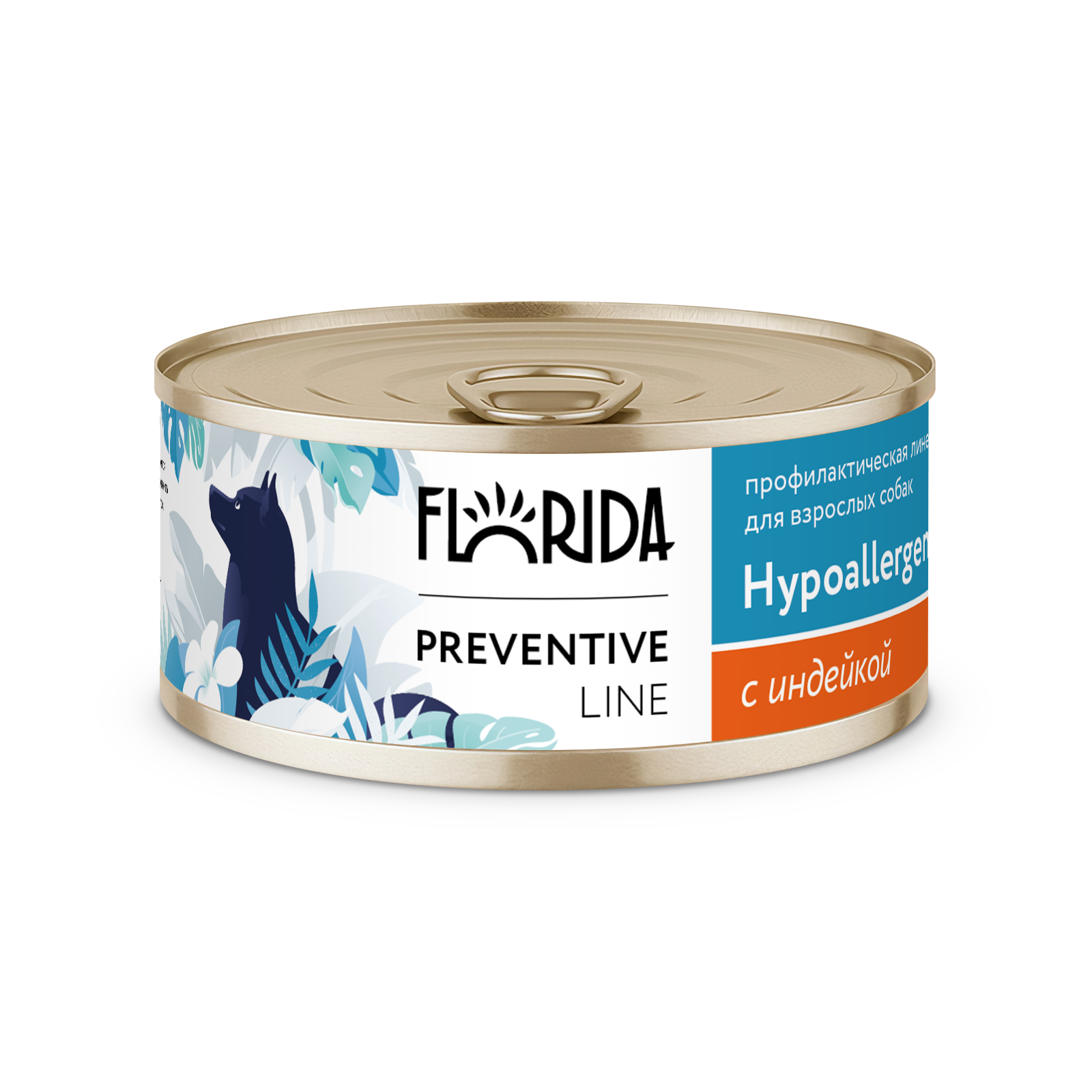 Florida Влажный корм для собак с индейкой 1шт-100г 4604620257538