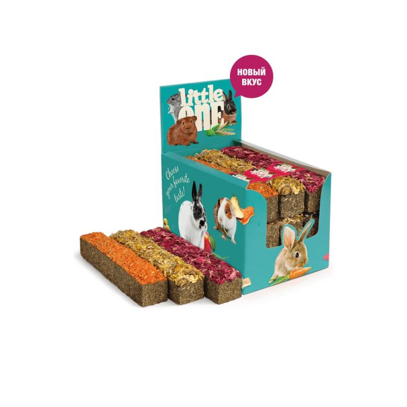 LITTLE ONE Палочка из луговых трав Little One для всех видов грызунов, ассорти, 85 г