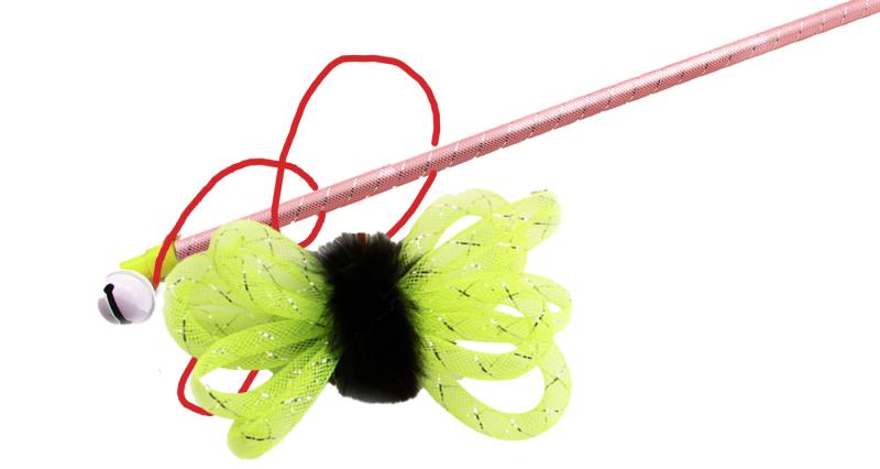 Дразнилка-Удочка GoSi Премиум Бант Азалия 60 см