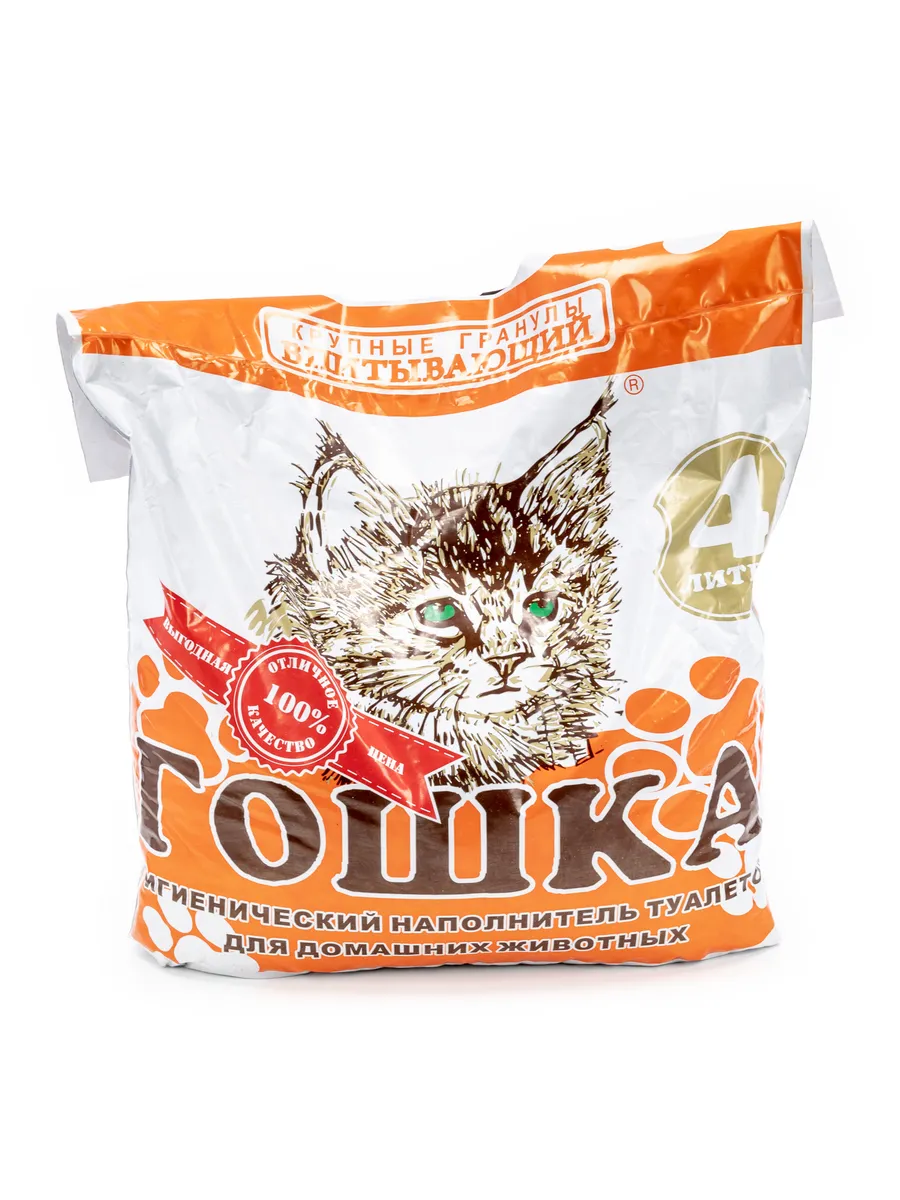 Гошка Наполнитель впитывающий Крупная гранула 4л