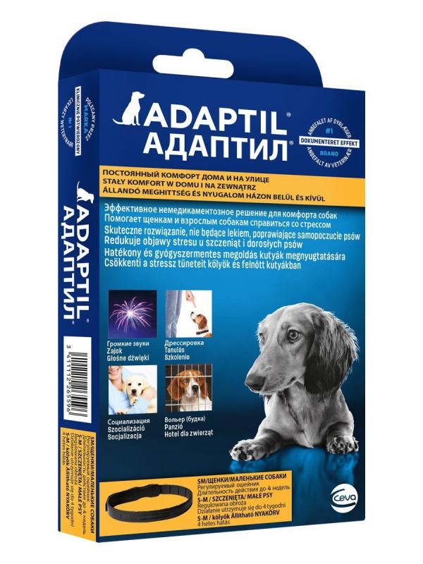 Ceva Адаптил феромон ошейник для щенков и собак мелких пород S, 37.5 см