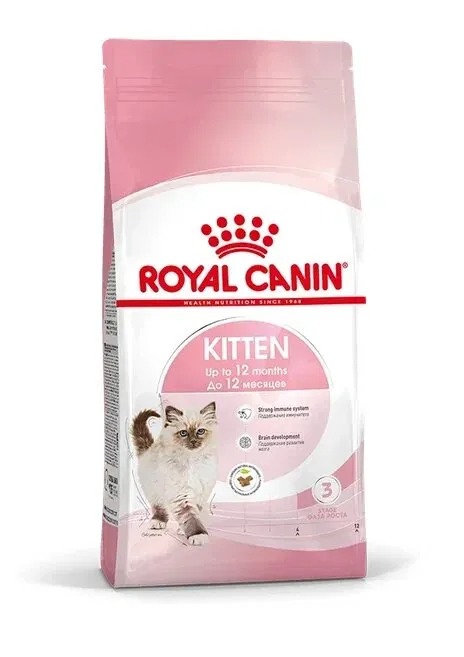 ROYAL CANIN Kitten сухой корм для котят до 12 месяцев 2 кг 4627109380312