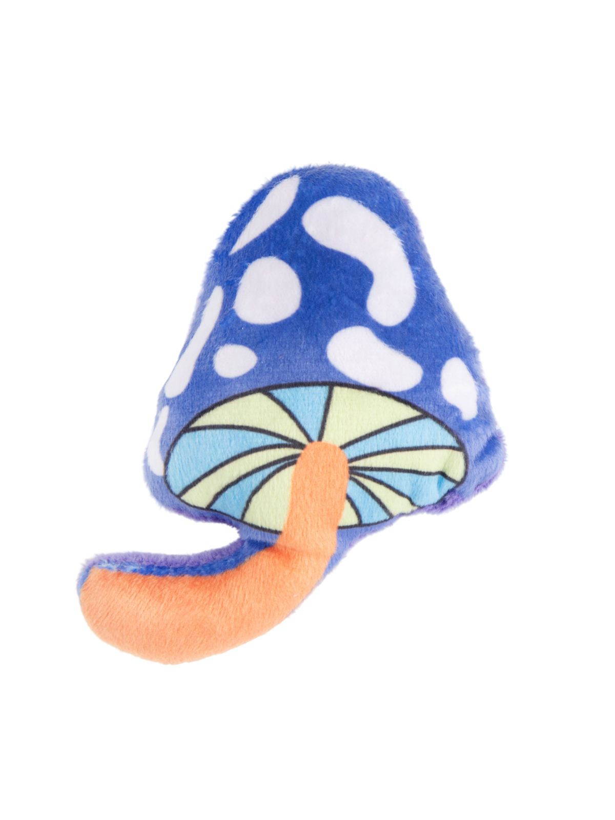 Игрушка Mr.Kranch для кошек Волшебный Грибочек плюшевая с кошачьей мятой 10 см фиолетовая