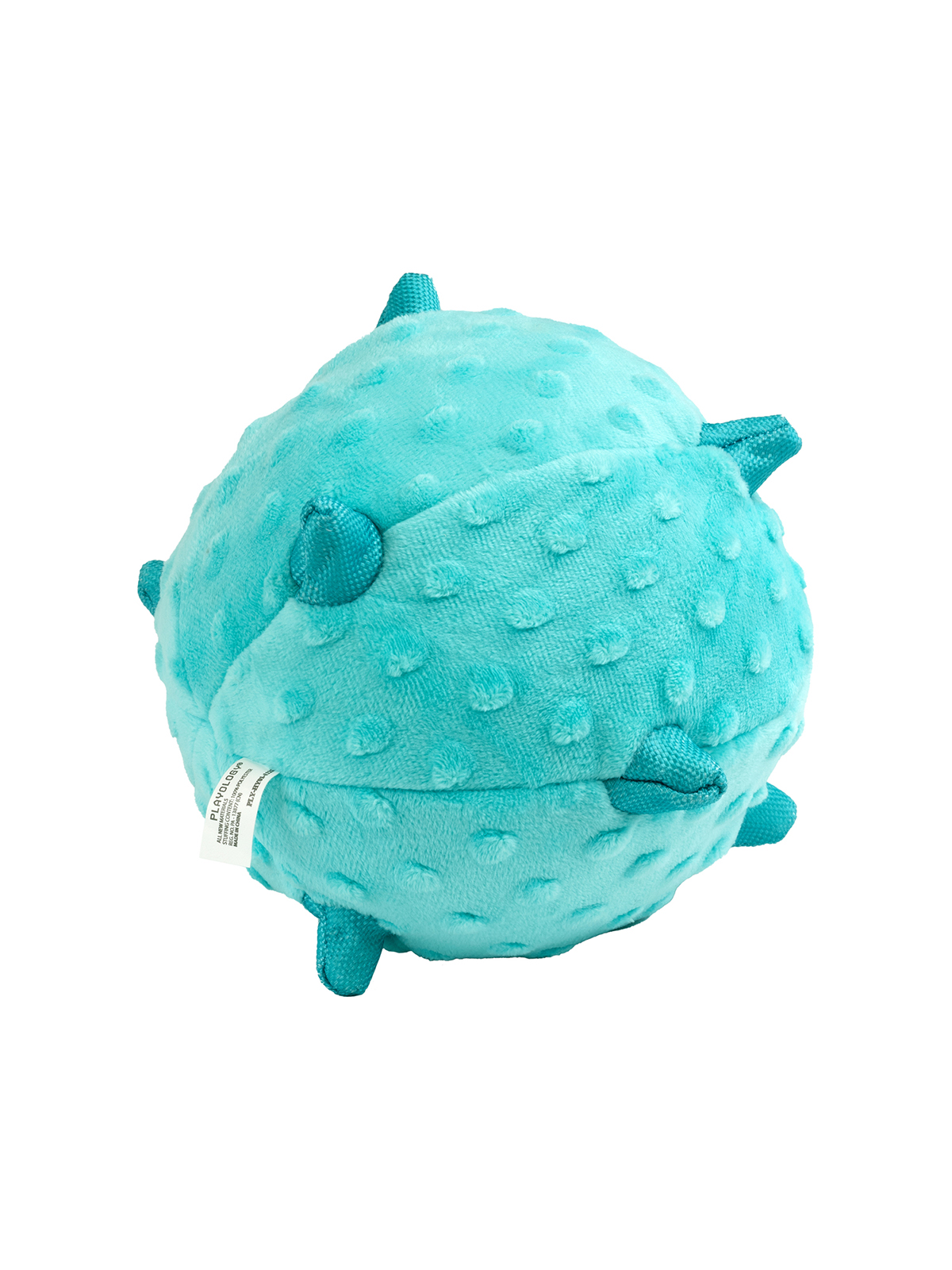 Playology PUPPY SENSORY BALL Сенсорный плюш. мяч  для щенков с ароматом арахиса, голубой, 15см