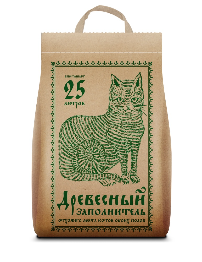 Лидинг Ноу нейм наполнитель древесный 25л 4630001800321