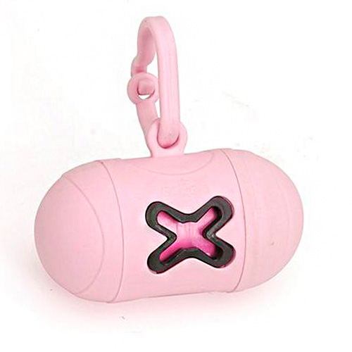 044 Камон Диспенсер для пакетов "CITYGO", розовый